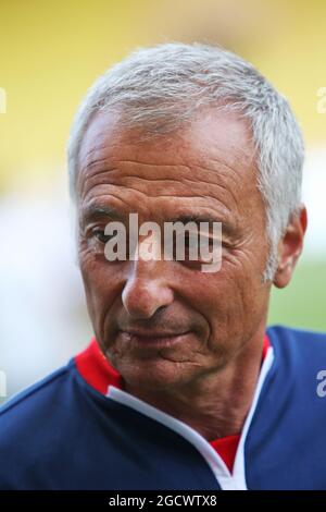 Riccardo Patrese (ITA) bei einem wohltätigen Fußballspiel. Großer Preis von Monaco, Dienstag, 24. Mai 2016. Monte Carlo, Monaco. Stockfoto