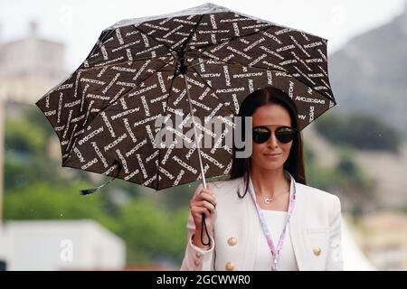 Minttu Virtanen (FIN), Ehefrau von Kimi Räikkönen (FIN) Ferrari. Großer Preis von Monaco, Sonntag, 29. Mai 2016. Monte Carlo, Monaco. Stockfoto