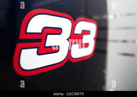 Rennen Sie #33 für Max Verstappen (NLD) Red Bull Racing. Großer Preis von Kanada, Donnerstag, 9. Juni 2016. Montreal, Kanada. Stockfoto