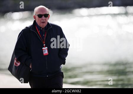 Nigel Roebuck (GBR) Journalist. Großer Preis von Kanada, Freitag, 10. Juni 2016. Montreal, Kanada. Stockfoto