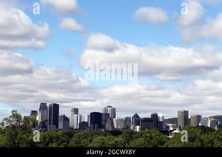 Landschaftlich Reizvolle Stadt Montreal. Großer Preis von Kanada, Freitag, 10. Juni 2016. Montreal, Kanada. Stockfoto