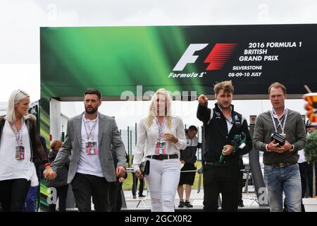 Großer Preis von Großbritannien, Sonntag, 10. Juli 2016. Silverstone, England. Stockfoto