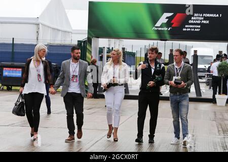 Großer Preis von Großbritannien, Sonntag, 10. Juli 2016. Silverstone, England. Stockfoto