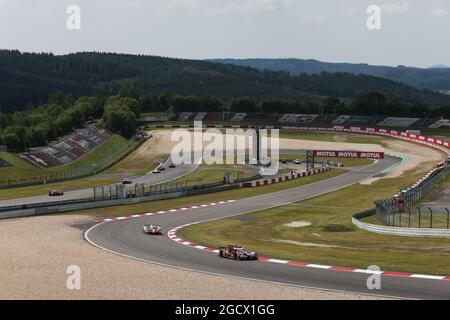 Marcel Fassler (SUI) / Andre Lotterer (GER) / Benoit Treluyer (FRA) #07 Audi Sport Team Joest Audi R18. FIA-Langstrecken-Weltmeisterschaft, Runde 4, Freitag, 22. Juli 2016. Nürburgring, Deutschland. Stockfoto