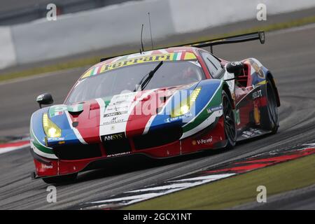 Gianmaria Bruni (ITA) / James Calado (GBR) #51 AF Corse Ferrari F488 GTE. FIA-Langstrecken-Weltmeisterschaft, Runde 4, Samstag, 23. Juli 2016. Nürburgring, Deutschland. Stockfoto