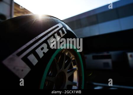 Pirelli-Reifen. Großer Preis von Ungarn, Sonntag, 24. Juli 2016. Budapest, Ungarn. Stockfoto