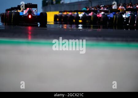 Das Startfeld vor dem Start des Rennens. Großer Preis von Ungarn, Sonntag, 24. Juli 2016. Budapest, Ungarn. Stockfoto