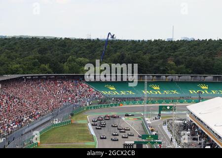 Der Start des Rennens. Großer Preis von Deutschland, Sonntag, 31. Juli 2016. Hockenheim, Deutschland. Stockfoto