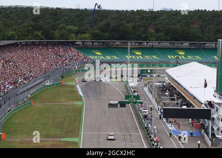 Der Start des Rennens. Großer Preis von Deutschland, Sonntag, 31. Juli 2016. Hockenheim, Deutschland. Stockfoto