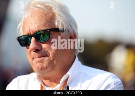 Charlie Whiting (GBR) FIA-Delegierter. Großer Preis von Italien, Samstag, 3. September 2016. Monza Italien. Stockfoto
