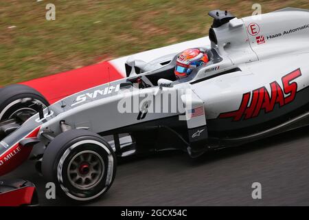 Romain Grosjean (FRA) Haas F1 Team VF-16. Großer Preis von Malaysia, Samstag, 1. Oktober 2016. Sepang, Kuala Lumpur, Malaysia. Stockfoto