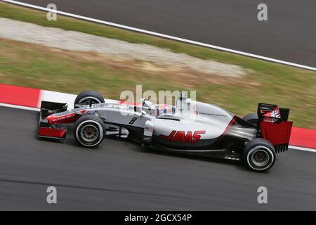 Romain Grosjean (FRA) Haas F1 Team VF-16. Großer Preis von Malaysia, Samstag, 1. Oktober 2016. Sepang, Kuala Lumpur, Malaysia. Stockfoto