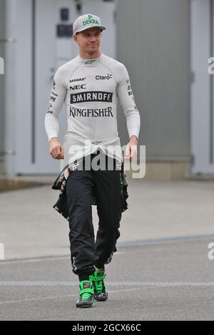 Nico Hulkenberg (GER) Sahara Force India F1. Großer Preis von Japan, Freitag, 7. Oktober 2016. Suzuka, Japan. Stockfoto