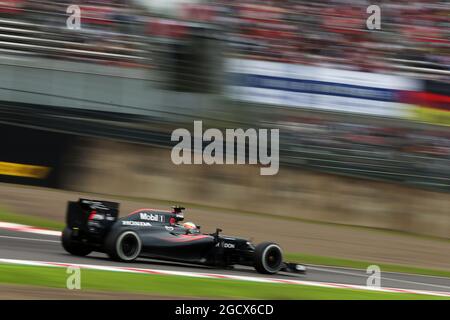 Fernando Alonso (ESP) McLaren MP4-31. Großer Preis von Japan, Samstag, 8. Oktober 2016. Suzuka, Japan. Stockfoto