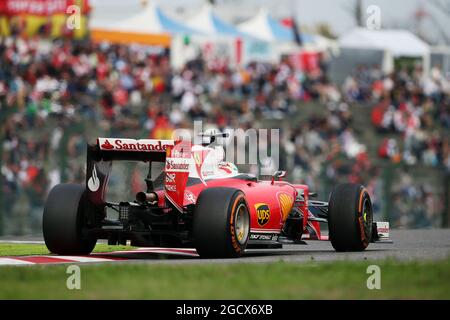 Sebastian Vettel (GER) Ferrari SF16-H. Großer Preis von Japan, Sonntag, 9. Oktober 2016. Suzuka, Japan. Stockfoto