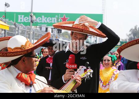 Alex Wurz (AUT) Williams Driver Mentor / GPDA Chairman. Großer Preis von Mexiko, Sonntag, 31. Oktober 2016. Mexiko-Stadt, Mexiko. Stockfoto