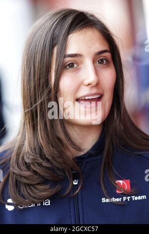 Tatiana Calderon (COL) sauber F1 Team Development Driver. Formel-1-Tests, Tag 2, Dienstag, 28. Februar 2017. Barcelona, Spanien. Stockfoto