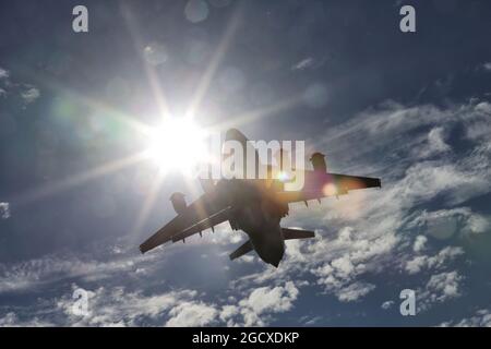 Eine Luftanzeige. Großer Preis von Australien, Sonntag, 26. März 2017. Albert Park, Melbourne, Australien. Stockfoto