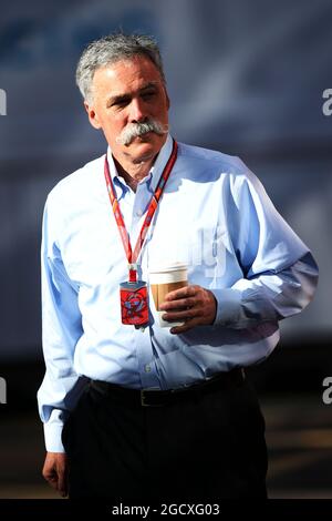 Chase Carey (USA), Vorsitzender der Formel-1-Gruppe. Großer Preis von Spanien, Freitag, 12. Mai 2017. Barcelona, Spanien. Stockfoto