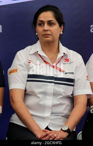 Monisha Kaltenborn (AUT) sauber Teamleiterin. Großer Preis von Monaco, Samstag, 27. Mai 2017. Monte Carlo, Monaco. Stockfoto