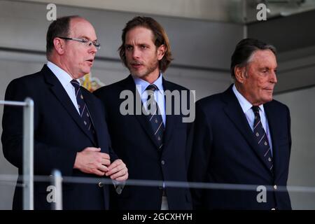 HSH Prinz Albert von Monaco (MON). Großer Preis von Monaco, Sonntag, 28. Mai 2017. Monte Carlo, Monaco. Stockfoto