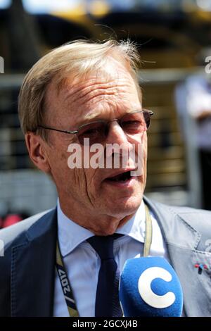 Ari Vatanen (FIN) ehemaliger Rallye-Weltmeister. Großer Preis von Monaco, Sonntag, 28. Mai 2017. Monte Carlo, Monaco. Stockfoto