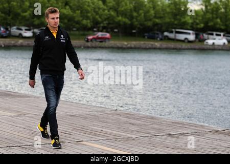 Sergey Sirotkin (RUS) Renault Sport F1 Team Dritter Fahrer. Großer Preis von Kanada, Freitag, 9. Juni 2017. Montreal, Kanada. Stockfoto