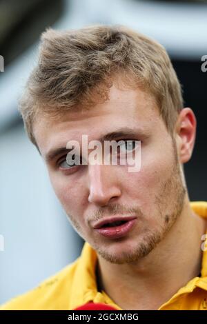 Sergey Sirotkin (RUS) Renault Sport F1 Team Dritter Fahrer. Großer Preis von Österreich, Donnerstag, 6. Juli 2017. Spielberg, Österreich. Stockfoto