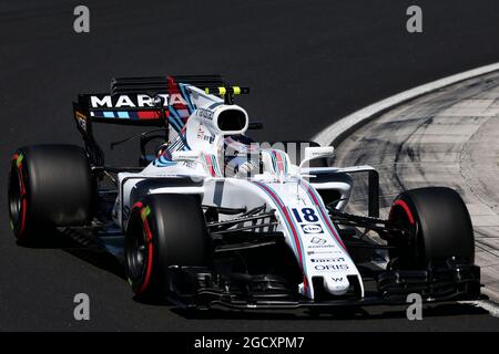 Lance Stroll (CDN) Williams FW40. Großer Preis von Ungarn, Samstag, 29. Juli 2017. Budapest, Ungarn. Stockfoto