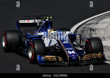 Pascal Wehrlein (GER) sauber C36. Großer Preis von Ungarn, Samstag, 29. Juli 2017. Budapest, Ungarn. Stockfoto
