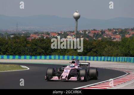 Lucas Auer (AUT) Sahara Force India F1 VJM10-Testtreiber. Formel-1-Tests. Mittwoch, 2. August 2017. Budapest, Ungarn. Stockfoto