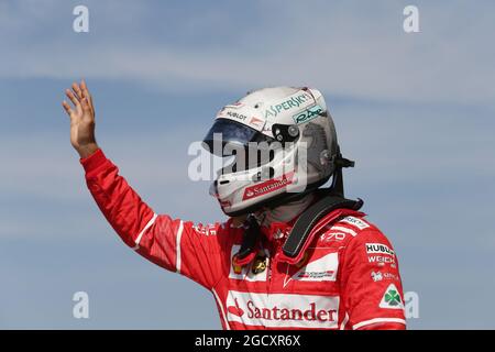 Sebastian Vettel (GER) Ferrari. Formel-1-Tests. Mittwoch, 2. August 2017. Budapest, Ungarn. Stockfoto