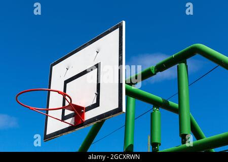 Tomintoul. Basketballkorb Stockfoto