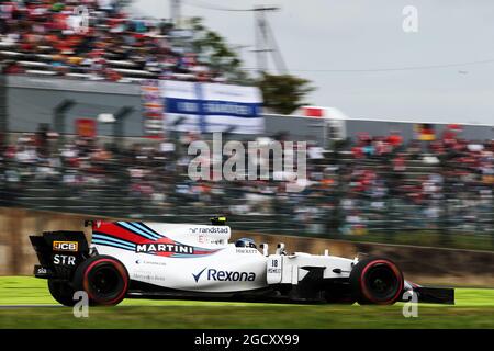 Lance Stroll (CDN) Williams FW40. Großer Preis von Japan, Samstag, 7. Oktober 2017. Suzuka, Japan. Stockfoto