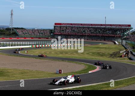 Lance Stroll (CDN) Williams FW40. Großer Preis von Japan, Sonntag, 8. Oktober 2017. Suzuka, Japan. Stockfoto