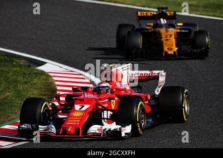 Kimi Räikkönen (FIN) Ferrari SF70H. Großer Preis von Japan, Sonntag, 8. Oktober 2017. Suzuka, Japan. Stockfoto