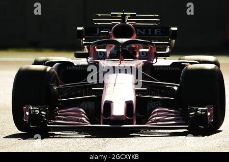 Alfonso Celis Jr (MEX) Sahara Force India F1 VJM10 Entwicklungstreiber mit Halo-Cockpitabdeckung. Stockfoto