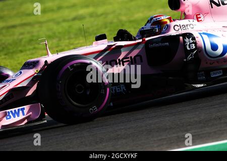 Alfonso Celis Jr (MEX) Sahara Force India F1 VJM10 Entwicklungstreiber. Stockfoto