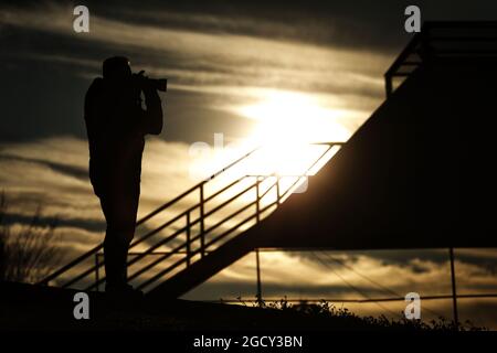 Atmosphäre. Formula One Testing, Tag 2, Mittwoch, 7. März 2018. Barcelona, Spanien. Stockfoto