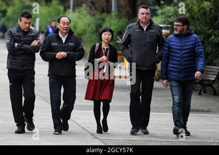 Eric Boullier (FRA) McLaren Racing Director. Großer Preis von China, Samstag, 14. April 2018. Shanghai, China. Stockfoto