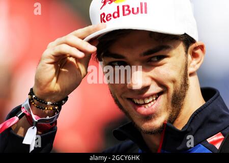 Pierre Gasly (FRA) Scuderia Toro Rosso. Großer Preis von Spanien, Samstag, 12. Mai 2018. Barcelona, Spanien. Stockfoto