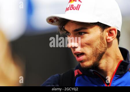 Pierre Gasly (FRA) Scuderia Toro Rosso. Großer Preis von Spanien, Samstag, 12. Mai 2018. Barcelona, Spanien. Stockfoto