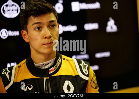 Jack Aitken (GBR) / (Kor) Renault Sport F1 Team Test- und Reservefahrer. Stockfoto