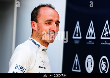 Robert Kubica (POL) Williams Reserve und Entwicklungstreiber. Formel 1 im Saisontest, Tag 2, Mittwoch, 16. Mai 2018. Barcelona, Spanien. Stockfoto