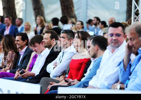 Alex Wurz (AUT) Williams Driver Mentor bei der Amber Lounge Fashion Show. Großer Preis von Monaco, Freitag, 25. Mai 2018. Monte Carlo, Monaco. Stockfoto