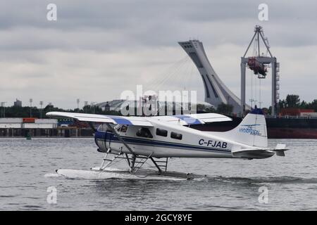 Das Renault Sport F1 Team fliegt zum Lake Sacacomie. Großer Preis von Kanada, Mittwoch, 6. Juni 2018. Montreal, Kanada. Stockfoto