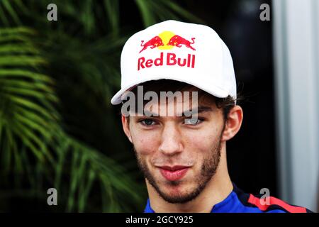 Pierre Gasly (FRA) Scuderia Toro Rosso. Großer Preis von Kanada, Donnerstag, 7. Juni 2018. Montreal, Kanada. Stockfoto