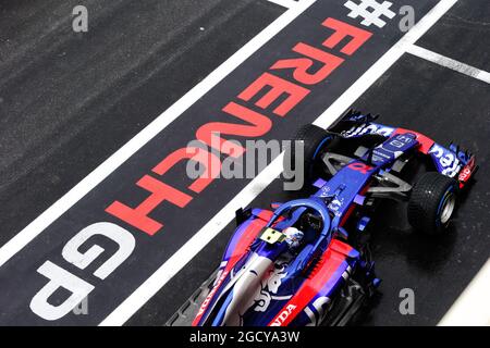 Pierre Gasly (FRA) Scuderia Toro Rosso STR13. Großer Preis von Frankreich, Samstag, 23. Juni 2018. Paul Ricard, Frankreich. Stockfoto