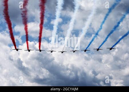 Die Patrouille de France. Großer Preis von Frankreich, Sonntag, 24. Juni 2018. Paul Ricard, Frankreich. Stockfoto