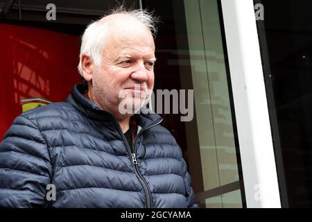 Norbert Vettel (GER), Vater von Sebastian Vettel (GER) Ferrari. Großer Preis von Österreich, Donnerstag, 28. Juni 2018. Spielberg, Österreich. Stockfoto